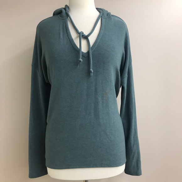 Chaser blue-gray pullover hoodie large - Picture 1 of 12